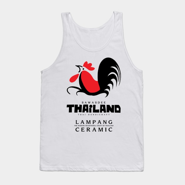 Lampang Ceramic Thai Handicraft Tank Top by KewaleeTee